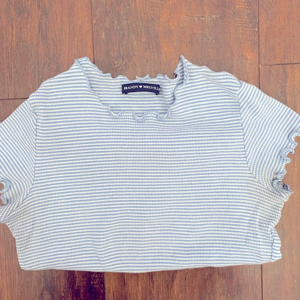 Baby Blue Striped Shirt